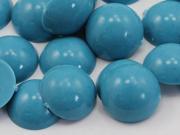 9mm Blue Tourquoise .TQ03 Flat Back Acrylic Round Cabochon High Quality Pro Grade 75 Pieces