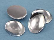 40x30mm Crystal Clear H102 Large Oval Acrylic Cabochons High Quality Pro Grade 4 Pieces