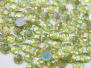 11mm Acrylic Rhinestones For Jewelry Making And Face Painting Lead Free. SS48 Yellow Jonquil AB 60 Pieces 60 Pieces