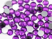 4.5mm Acrylic Rhinestones For Jewelry Making And Face Painting Lead Free. Purple Amethyst Lite .NAT02L 100 Pieces