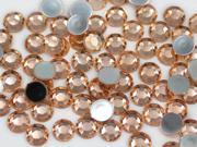 7mm Acrylic Rhinestones For Jewelry Making And Face Painting Lead Free. Peach .PCH 100 Pieces