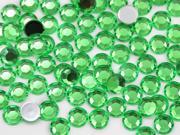 6mm Acrylic Rhinestones For Jewelry Making And Face Painting Lead Free. Green Peridot .PD2 100 Pieces