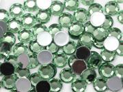 7mm Acrylic Rhinestones For Jewelry Making And Face Painting Lead Free. Green Peridot .PD 100 Pieces