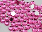 4mm Acrylic Rhinestones For Jewelry Making And Face Painting Lead Free. Pink A20 125 Pieces
