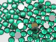 4mm Acrylic Rhinestones For Jewelry Making And Face Painting Lead Free. Green Emerald A10 125 Pieces