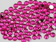 4mm Acrylic Rhinestones For Jewelry Making And Face Painting Lead Free. Purple Fuchsia A27 125 Pieces