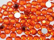 11mm Acrylic Rhinestones For Jewelry Making And Face Painting Lead Free. Orange Hyacinth .HC 60 Pieces 60 Pieces