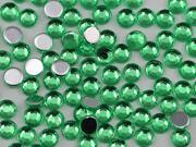 4mm Acrylic Rhinestones For Jewelry Making And Face Painting Lead Free. Green Peridot A23 125 Pieces