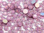 8mm Acrylic Rhinestones For Jewelry Making And Face Painting Lead Free. Pink Rose Llite AB 100 Pieces