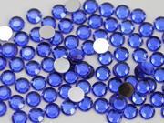 6mm Acrylic Rhinestones For Jewelry Making And Face Painting Lead Free. Blue Sapphire .PH2 100 Pieces