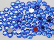 7mm Acrylic Rhinestones For Jewelry Making And Face Painting Lead Free. Blue Sapphire .PH 100 Pieces