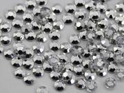 4.5mm Acrylic Rhinestones For Jewelry Making And Face Painting Lead Free. Silver Plated A59 100 Pieces