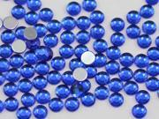 4mm Acrylic Rhinestones For Jewelry Making And Face Painting Lead Free. Blue Sapphire A09 125 Pieces