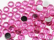 9mm Acrylic Rhinestones For Jewelry Making And Face Painting Lead Free. Pink Hot .NAP01 80 Pieces 80 Pieces