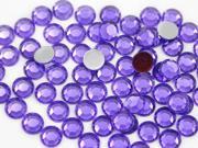 8mm Acrylic Rhinestones For Jewelry Making And Face Painting Lead Free. Violet .VT 100 Pieces