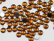 4mm Acrylic Rhinestones For Jewelry Making And Face Painting Lead Free. Smokey Orange Topaz A22 125 Pieces