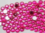 4.5mm Acrylic Rhinestones For Jewelry Making And Face Painting Lead Free. Purple Fuchsia .MAR09 100 Pieces