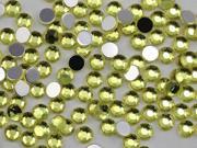 5mm Acrylic Rhinestones For Jewelry Making And Face Painting Lead Free. Yellow Jonquil Yellow A12 100 Pieces