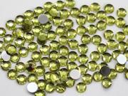 8mm Acrylic Rhinestones For Jewelry Making And Face Painting Lead Free. Yellow Jonquil H115 100 Pieces