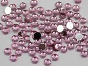 5mm Acrylic Rhinestones For Jewelry Making And Face Painting Lead Free. Pink Lite H117 100 Pieces