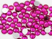 11mm Acrylic Rhinestones For Jewelry Making And Face Painting Lead Free. Purple Fuchsia H108 60 Pieces 60 Pieces