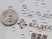 5mm Round Clear Acrylic Cabochons High Quality Pro Grade 100 Pieces