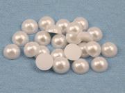 11mm Acrylic Round Pearl Cabochons High Quality Pro Grade 40 Pieces