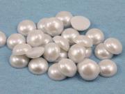 15mm Acrylic Round Pearl Cabochons High Quality Pro Grade 25 Pieces