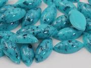 15x7mm Blue Tourquoise H601 Navette Marble Cabochon High Quality Pro Grade 30 Pieces