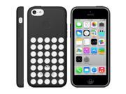 OEM Original Apple iPhone 5c Silicone Case Black MF040ZM A