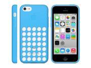 OEM Original Apple iPhone 5c Silicone Case Blue MF035ZM A