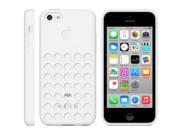 OEM Original Apple iPhone 5c Silicone Case White MF039ZM A