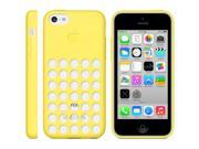 OEM Original Apple iPhone 5c Silicone Case Yellow MF038ZM A