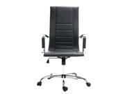 Baymate PU Leather High Back Office Desk Task Computer Chair Boss Executive Luxury Chair Seat Black