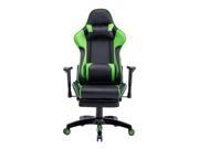 Baymate Gaming Computer Ergonomic Racing Chair Reclining PU Leather Office Chairs With Footrest