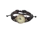 Dial Roman Numerals Quartz Wrap Bracelet Wristwatch Watch