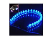 Cool Blue LED Flexible Linear Strip Lights Aquarium Fish Tank Car 24 LED Decor