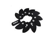 11pcs Golf Iron Club Set Putter Head cover Head Cover Case