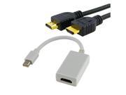 New Mini Display Port HDMI Adapter 6 High Speed HDMI Cable For Macbook Pro