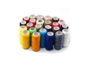 24 Assorted Colors Polyester Sewing Thread Pack of 24 UK