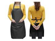 Unisex Chef Cooking Kitchen Catering Apron Bib With 2 Pocket One Size in Medium