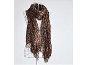 New Girl Fashion Leopard Pattern Shawl Scarf Wrap for Women Gifts gaze de paris