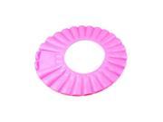 Pink Cute Soft Baby Kids Children Shampoo Bath Shower Cap Hat Eye Shield
