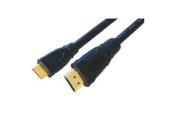 Black Plastic 6 Feet 1.8M HDMI port to HDMI Adapter Cable Male to Male