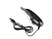 Black Mini Turbo USB Hoover Vacuum Cleaner for Laptop PC Computer Keyboard Gift