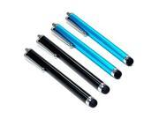 2 Black 2 Blue Stylus Universal Touch Screen Pen for Ipad 2 3 Ipod iPhone 4 4S