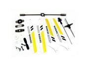 Yellow Full Set Replacement Parts for Syma S107 RC Helicopter Main Blades Shaft