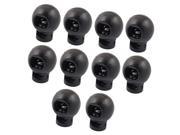 Spring Loaded Round Toggle Stop Cord Locks End 10 Pcs