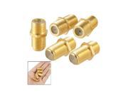 Plastic 5 Pcs F Type Female to Female Coaxial Barrel Coupler Adapter Connector