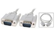 New 1.3M 51 Light Gray 1.3m VGA Hd15 Male to Db9 Pin Male Adapter Cable